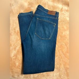 Madewell 9” High Riser Skinny Skinny Blue 32 Tall
